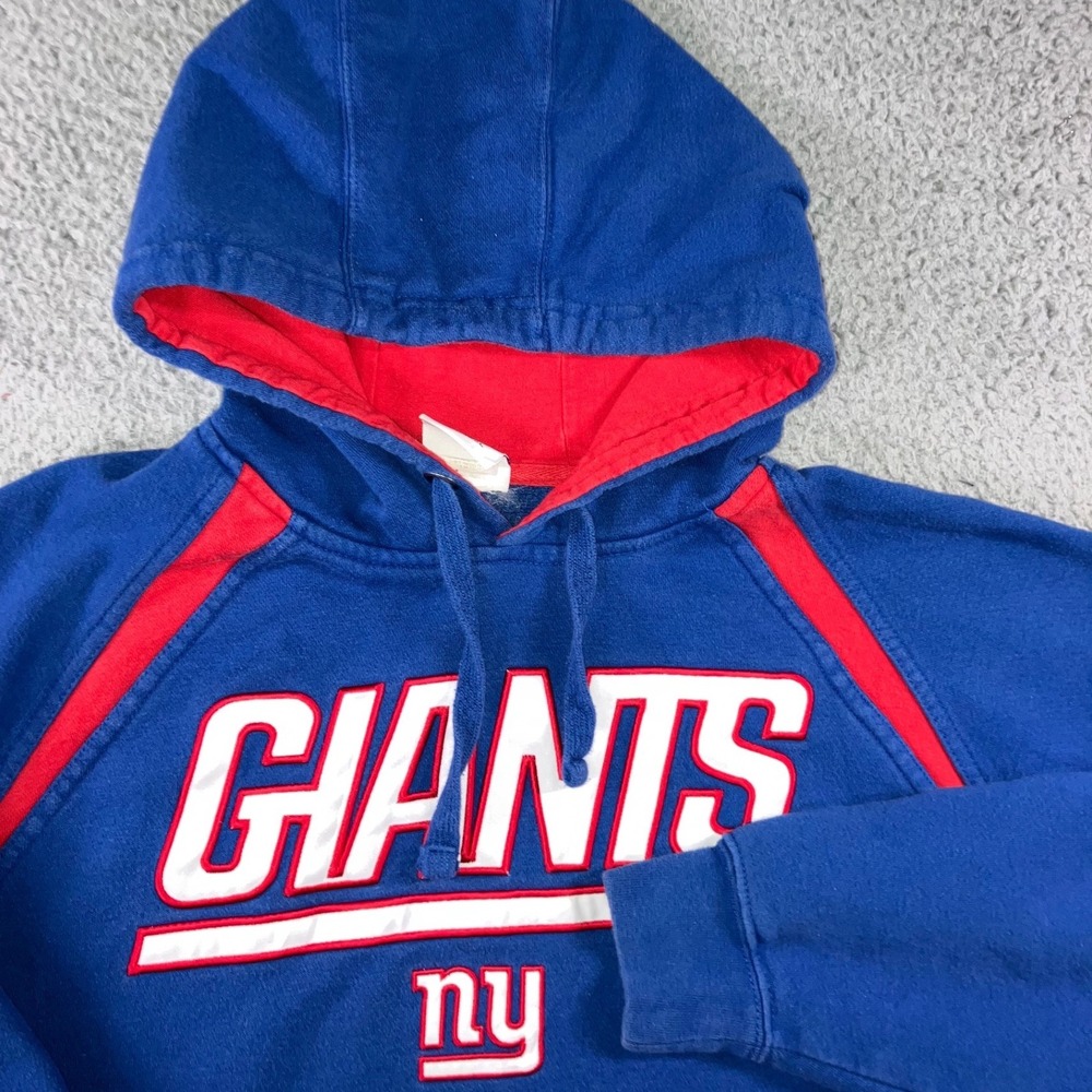 NFL New York Giants Hoodie Men XL Retro Baggy Blue Embroidered Gorpcore Y2K 90s